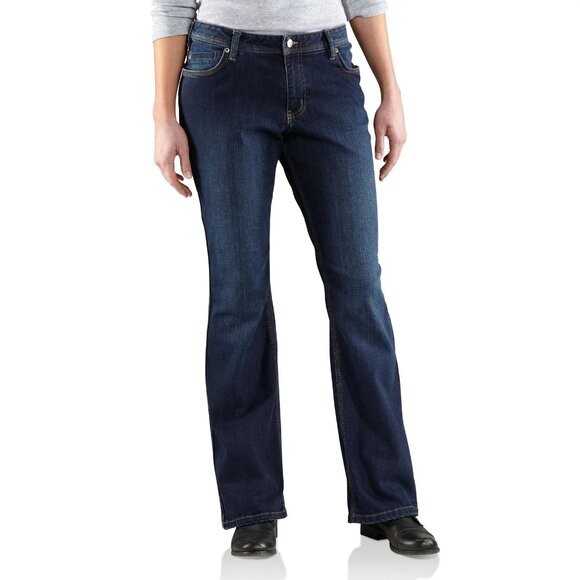 Carhartt Denim - Carhartt Jasper Relaxed Fit Stretch Jeans 100655 409 Women’s Size 16 Regular